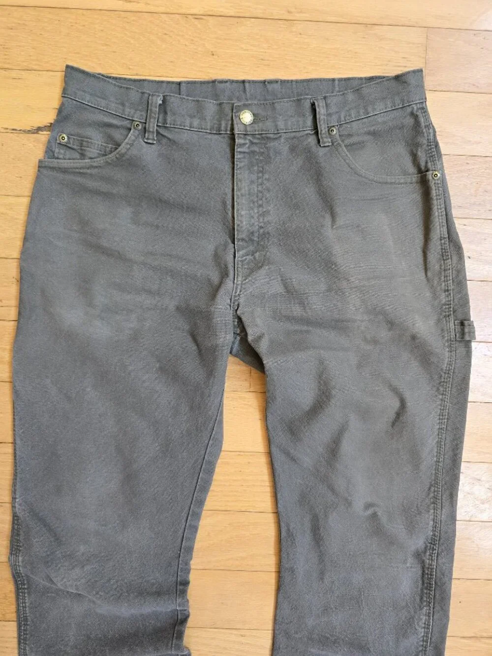 Dickies | grey canvas skater straight leg pants | MENS 34'
